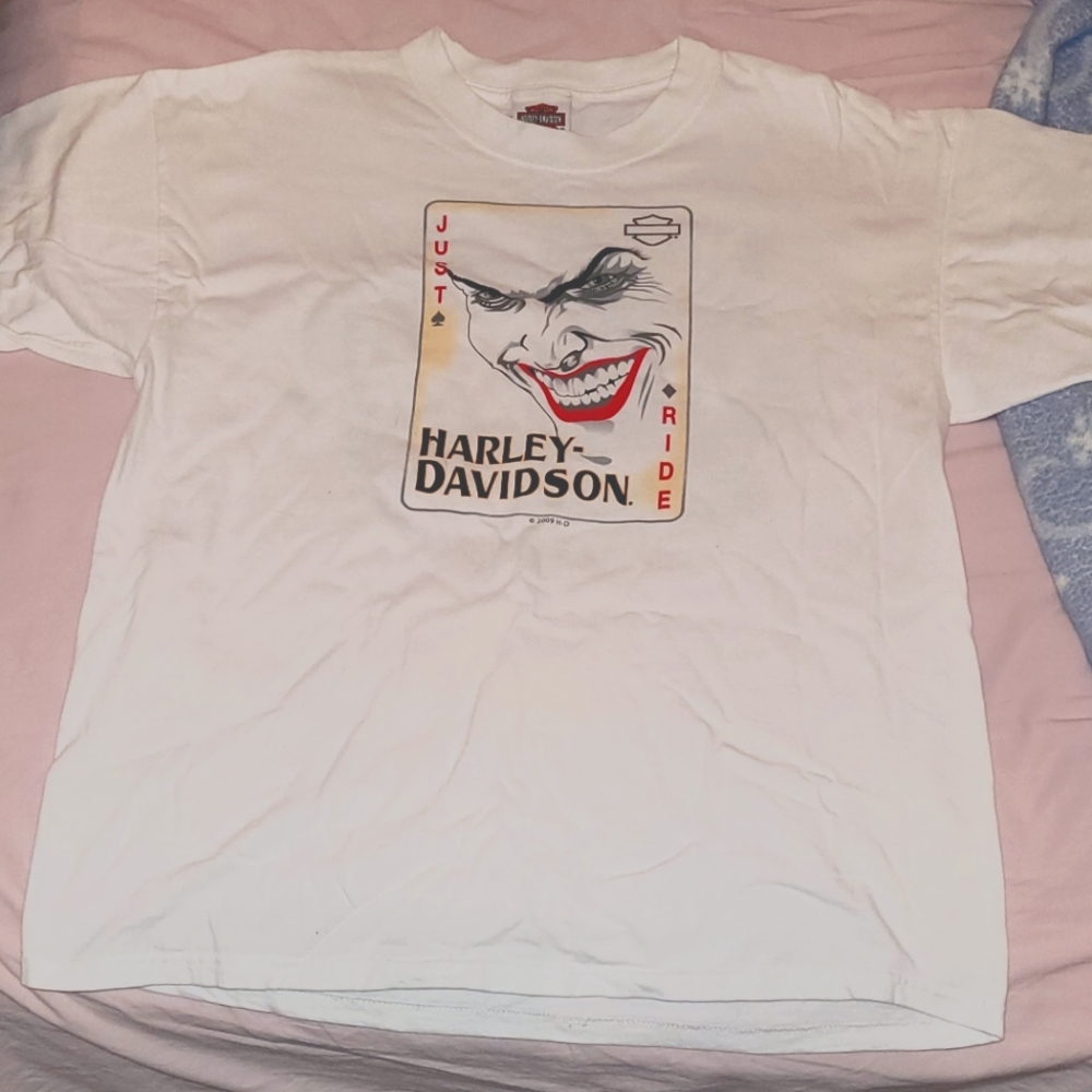 NWOT Harley Davidson Joker Tee